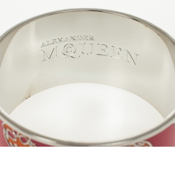 Alexander McQueen metal/enamel cuff - Picture 4 of 13